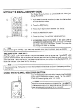 Preview for 15 page of Toshiba FT-6203 Owner'S Manual