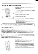 Preview for 16 page of Toshiba FT-6505 Owner'S Manual