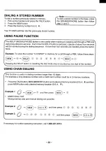 Preview for 20 page of Toshiba FT-6505 Owner'S Manual