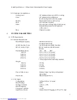 Preview for 7 page of Toshiba G9000 SERIES Specifications