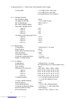 Preview for 8 page of Toshiba G9000 SERIES Specifications