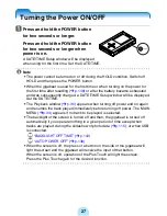 Preview for 27 page of Toshiba gigabeat MEG-F10 Owner'S Manual