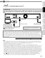 Preview for 21 page of Toshiba HD-A2 - HD DVD Player Owner'S Manual