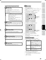 Preview for 45 page of Toshiba HD-E1KE Owner'S Manual