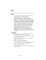 Preview for 26 page of Toshiba L20/L25 User Manual