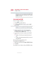 Preview for 228 page of Toshiba L20/L25 User Manual