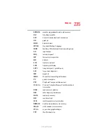 Preview for 235 page of Toshiba L20/L25 User Manual