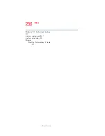 Preview for 256 page of Toshiba L20/L25 User Manual