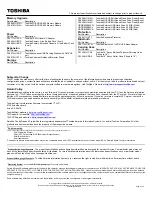 Preview for 2 page of Toshiba L455-S5980 - Satellite - Celeron 1.8 GHz Specifications