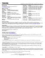 Preview for 2 page of Toshiba L500D-ST55X1 Specifications