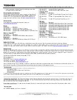 Preview for 2 page of Toshiba L505-S6946 Specifications