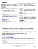 Preview for 2 page of Toshiba L670-ST2N01 Specifications