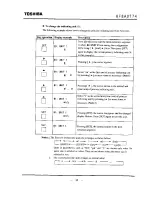 Preview for 54 page of Toshiba LF494 Instruction Manual