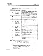 Preview for 62 page of Toshiba LF494 Instruction Manual