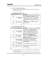 Preview for 105 page of Toshiba LF494 Instruction Manual