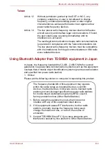 Preview for 106 page of Toshiba Libretto W100 User Manual