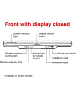 Preview for 9 page of Toshiba M105-S3021 Specifications