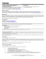 Preview for 2 page of Toshiba M305-S4848 Specifications