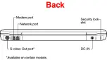 Preview for 9 page of Toshiba M45-S2652 Specifications