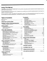 Preview for 3 page of Toshiba M459 Owner'S Manual