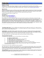 Preview for 3 page of Toshiba M55-S141 Specifications