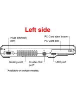 Preview for 9 page of Toshiba M55-S141 Specifications