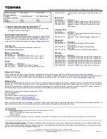 Preview for 2 page of Toshiba M645-S4045 Specifications