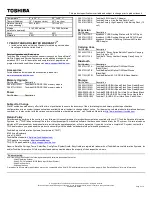 Preview for 2 page of Toshiba M645-S4055 Specifications