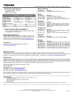 Preview for 2 page of Toshiba M645-S4065 Specifications