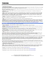 Preview for 5 page of Toshiba M9 S5515 - Tecra - Core 2 Duo 2.2 GHz Specifications