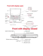 Preview for 6 page of Toshiba M9 S5515X - Tecra - Core 2 Duo 2.2 GHz Specifications