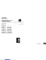 Toshiba MAP0601HT2DZG Installation Manual preview