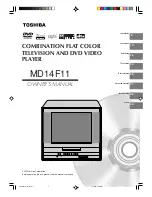 Preview for 1 page of Toshiba MD14F11 Owner'S Manual