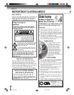 Preview for 2 page of Toshiba MD14F11 Owner'S Manual