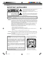 Preview for 2 page of Toshiba MD20FP3 Owner'S Manual