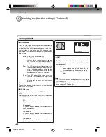 Preview for 44 page of Toshiba MD24F52 Owner'S Manual