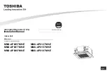 Preview for 1 page of Toshiba MMU-AP0057MH-E Installation Manual