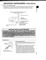 Preview for 5 page of Toshiba MW 20FM1 Owner'S Manual