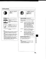 Preview for 63 page of Toshiba MW 20FM1 Owner'S Manual