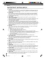 Preview for 4 page of Toshiba MW20F51 Owner'S Manual