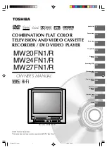 Toshiba MW27FN1 Owner'S Manual preview