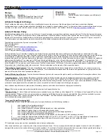 Preview for 3 page of Toshiba P100-ST9412 Specifications