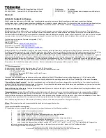 Preview for 3 page of Toshiba P100-ST9772 Specifications