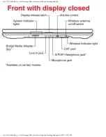 Preview for 10 page of Toshiba P105-S6227 Specifications