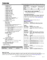 Preview for 2 page of Toshiba P750-BT4N22 Specifications