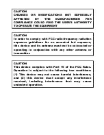 Preview for 2 page of Toshiba PABWC001 Manual