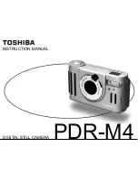 Preview for 1 page of Toshiba PDR PDR-M4 Instruction Manual