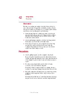 Preview for 42 page of Toshiba Portege 4010 User Manual