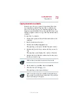 Preview for 73 page of Toshiba Portege 4010 User Manual