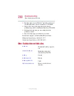 Preview for 230 page of Toshiba Portege 4010 User Manual